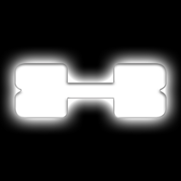 Picture of ORACLE Lighting Universal Illuminated LED Letter Badges - Matte Wht Surface Finish - X