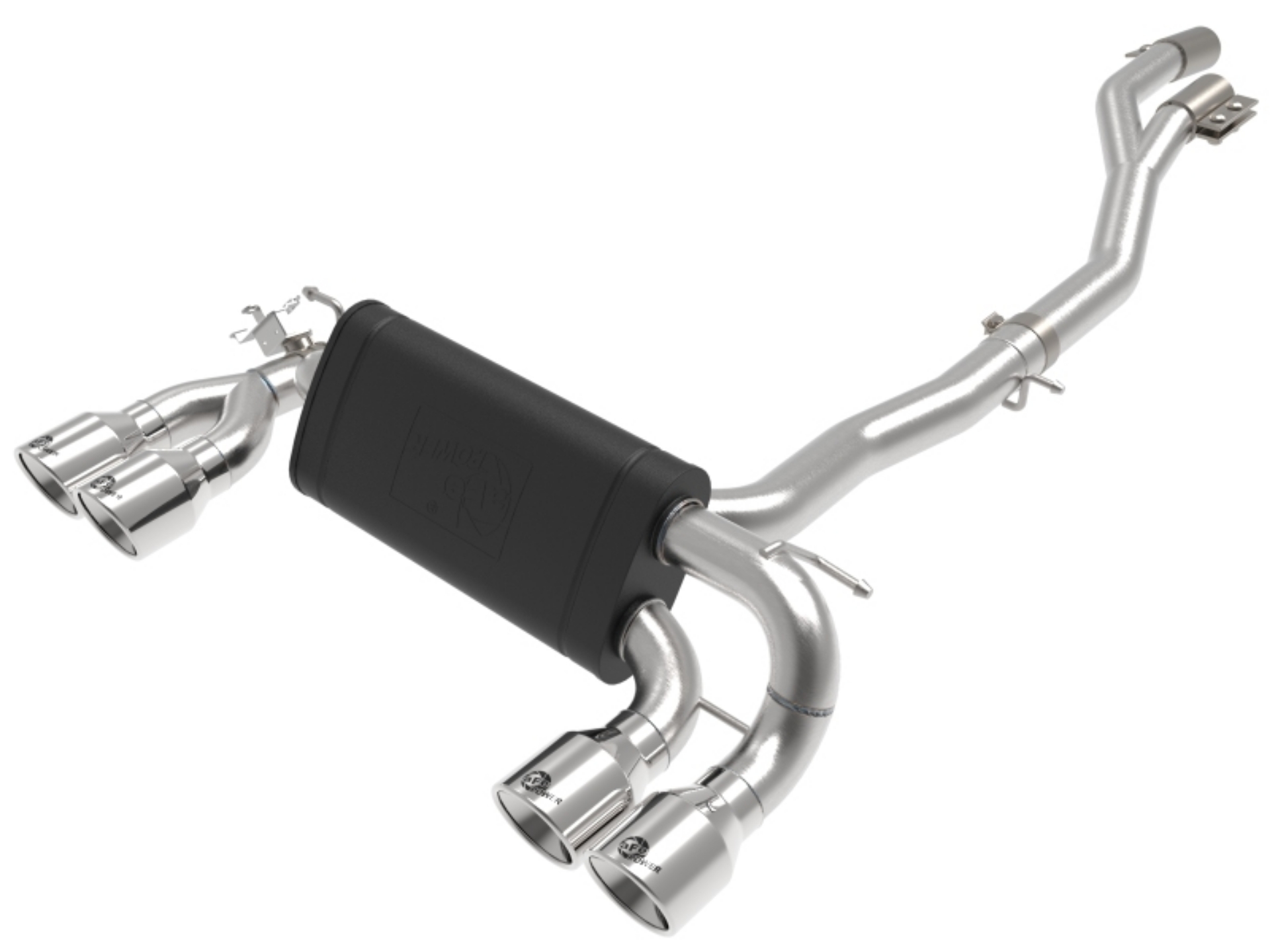 Picture of aFe MACHForce XP Exhausts Cat-Back SS 19-21 BMW M2 Competition L6-3-0L w-Polished Tips