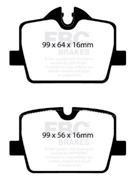 Picture of EBC 2019+ BMW Z4 G29 2-0T Bluestuff Rear Brake Pads