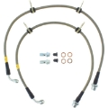 Picture of StopTech 12-15 Scion IQ Stainless Steel Front Brake Lines