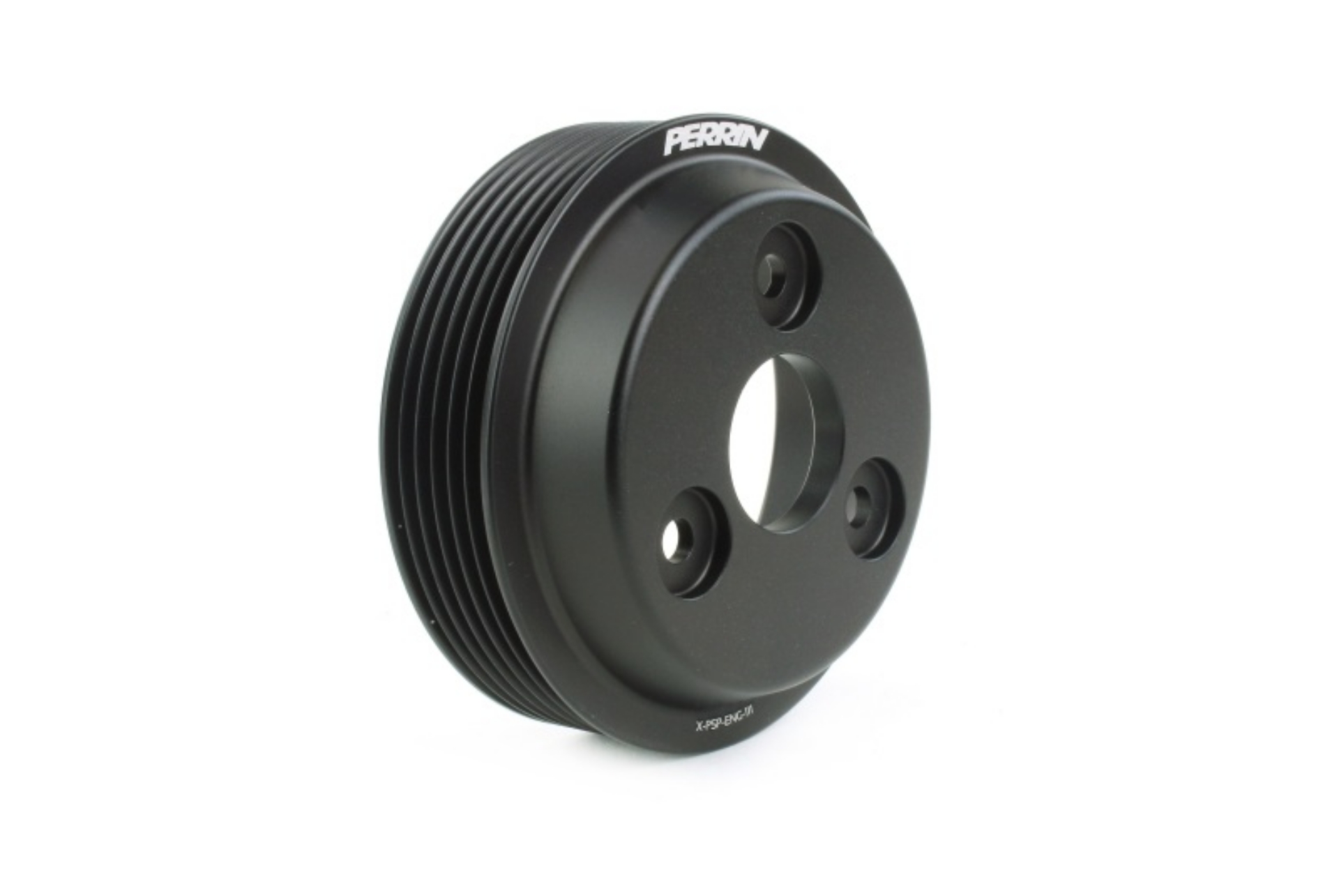 Picture of PERRIN 22-25 Subaru WRX - 21-25 Crosstrek - 20-25 LGT-OBXT-FXT Lightweight Water Pump Pulley - Black