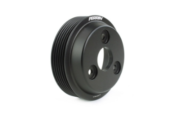 Picture of PERRIN 22-25 Subaru WRX - 21-25 Crosstrek - 20-25 LGT-OBXT-FXT Lightweight Water Pump Pulley - Black