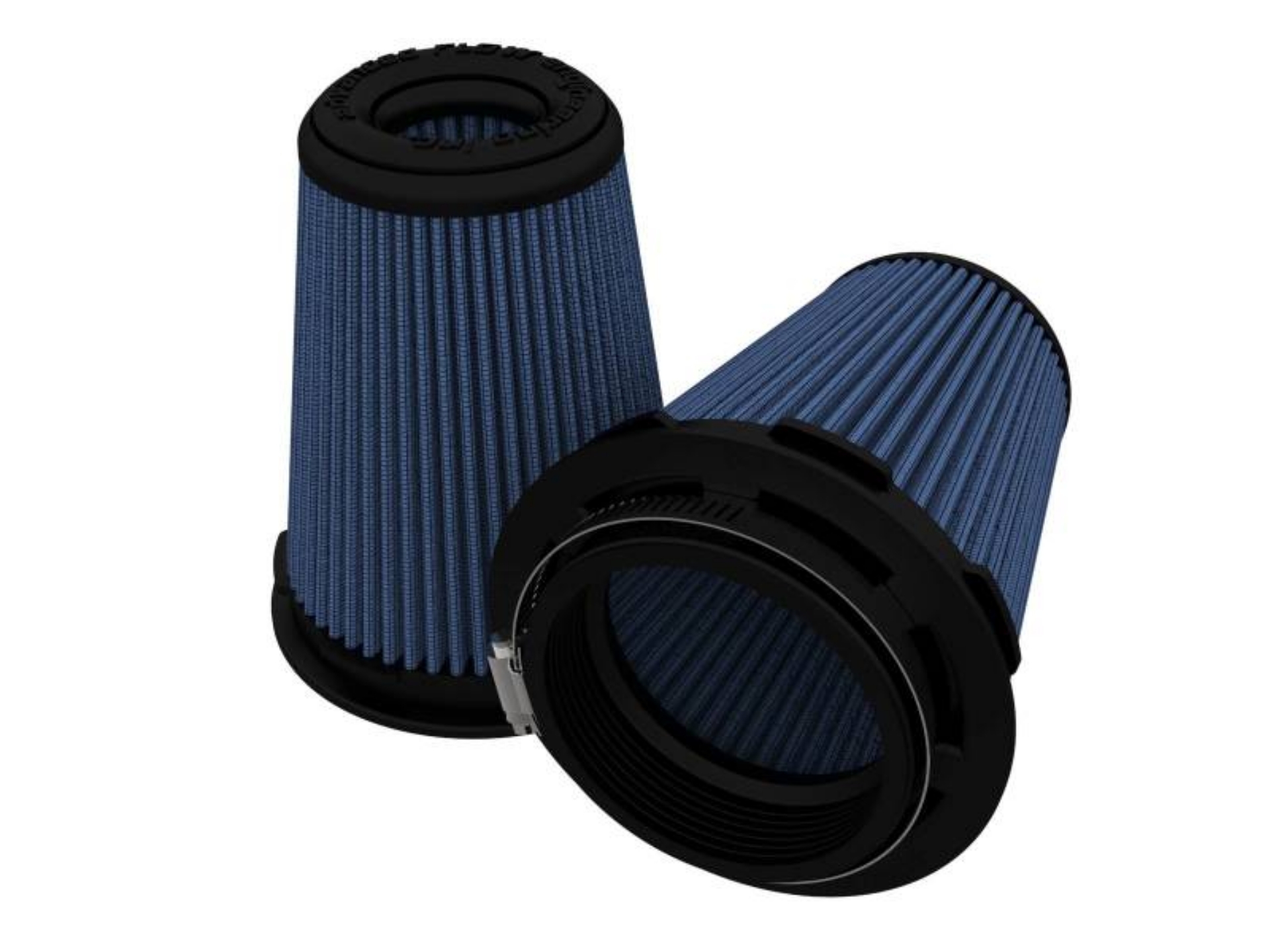 Picture of aFe Magnum FLOW Pro 5R Air Filters 3-5in F x 5in B x 3-5in T Inverted x 6in H Pair