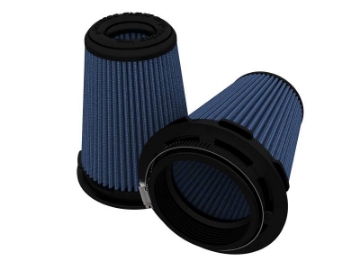 Picture of aFe Magnum FLOW Pro 5R Air Filters 3-5in F x 5in B x 3-5in T Inverted x 6in H Pair