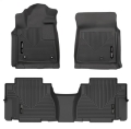 Picture of Husky Liners 12-22 Toyota Sequoia Weatherbeater Front & 2nd Seat Floor Liners - Black