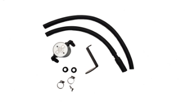 Picture of J&L 14-24 Mazda CX5 2-5L Non-turbo Driver Side 3-0 Oil Separator Kit - Clear Anodized