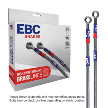 Picture of EBC 2010 Ford F150 4-6L 2WD 6 Lug w-4in Ext Stainless Steel Brake Line Kit