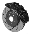 Picture of Wilwood SX6R Front Brake Kit 14in SRP Slotted-Drilled Black 16-19 Chevy Camaro SS