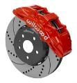 Picture of Wilwood SX6R Front Brake Kit 14in SRP Slotted-Drilled Red 16-19 Chevy Camaro SS