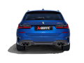 Picture of Akrapovic 20-22 BMW M340i G20, G21 Slip-On Line Titanium Requires BMW Part #18308686640