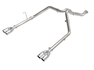 Picture of aFe Vulcan Series 3in 304SS Cat-Back 21 Jeep Gladiator V6-3-0L td - Dual Polished Tip