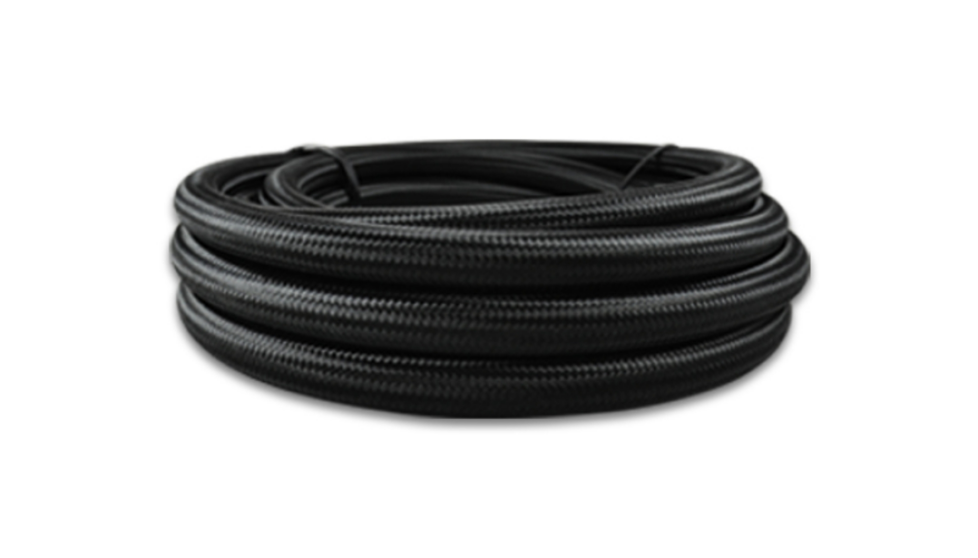 Picture of Vibrant -3 AN Black Nylon Braided Flex Hose w-PTFE Liner 10FT Roll