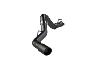 Picture of MBRP 2020+ GMC-Chevy 2500-3500 6-6L Duramax 4in Mand Bent Tubing Pro-Ser Cat Back Single Side - Blk