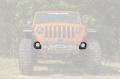 Picture of Rugged Ridge Jeep 19-22 Wrangler JL-20-22 Gladiator Venator Front Bumper Stubby Ends - Black