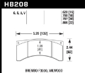 Picture of Hawk NASCAR DTC-60 Brake Pads - Front