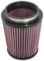Picture of K&N Universal Clamp-On Air Filter 3-15-16in FLG - 5-1-2in B - 4-1-2in T - 6in H