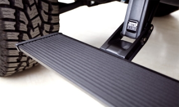 Picture of AMP Research 2022 Ford F-250-350-450 All Cabs Fits Only Sync 4 Models PowerStep Xtreme - Black