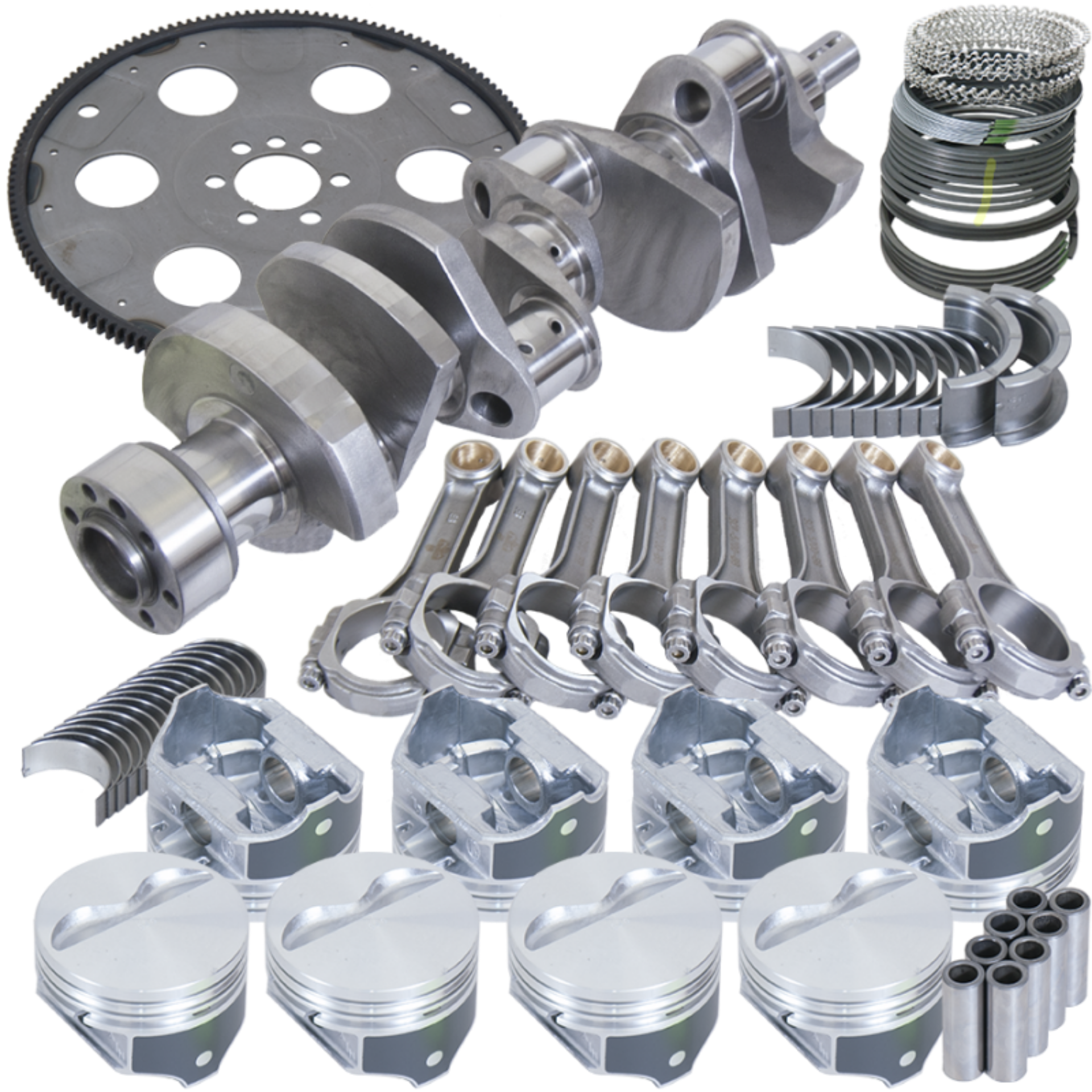 Picture of Eagle Chevrolet SBC 1pc Seal 383ci Balanced Rotating Assembly Kit w-168 Tooth Flexplate