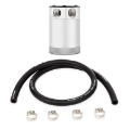 Picture of Mishimoto Assembled Universal 2-Port Catch Can Polished w- Hose