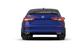 Picture of Rally Armor 22-25 Honda Civic-Civic Si-Sport Black UR Mud Flap w-Blue Logo