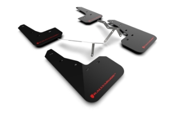 Picture of Rally Armor 22-25 Honda Civic-Civic Si-Sport Black UR Mud Flap w-Red Logo