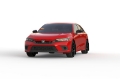Picture of Rally Armor 22-25 Honda Civic-Civic Si-Sport Black UR Mud Flap w-Red Logo
