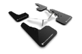 Picture of Rally Armor 22-25 Honda Civic-Civic Si-Sport Black UR Mud Flap w-White Logo
