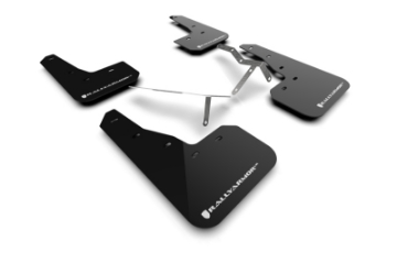 Picture of Rally Armor 22-25 Honda Civic-Civic Si-Sport Black UR Mud Flap w-White Logo
