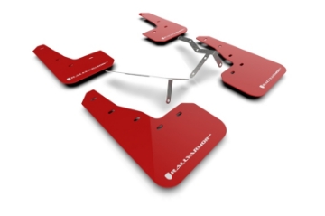 Picture of Rally Armor 22-25 Honda Civic-Civic Si-Sport Red UR Mud Flap w-White Logo