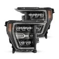 Picture of AlphaRex 21-22 Ford F-150 NOVA LED Proj Headlights Plank Style Blk w-Activ Light-Seq Signal