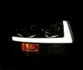 Picture of AlphaRex 07-14 Chevrolet Tahoe-Suburban LUXX Series LED Projector headlights Chrome w-DRL-Sequential