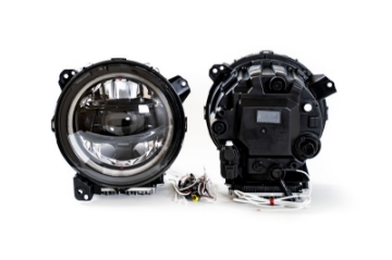 Picture of DV8 Offroad 18-22 Jeep Gladiator Wrangler LED Projector Headlights