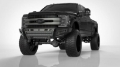 Picture of iDentity Front Bumper Shackles-Wide End Pods-X3 Cube- Accent Lights Beauty Ring - BLK Powder Coat