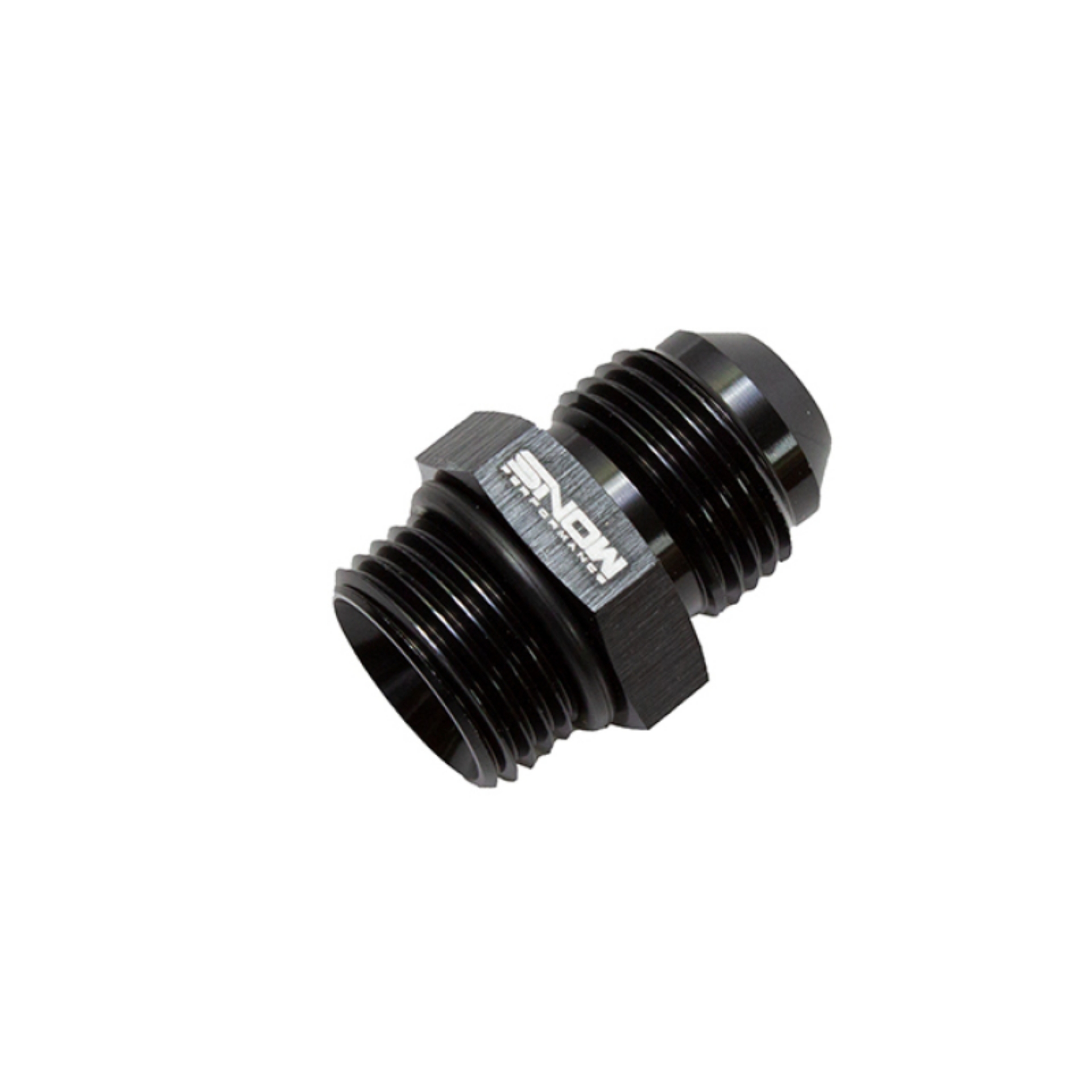 Picture of Snow -8 ORB to -8AN Straight Fitting Black