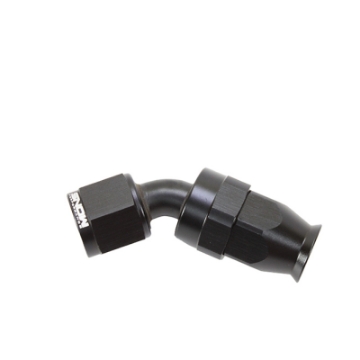 Picture of Snow -8AN 45 Degree PTFE Hose End Black