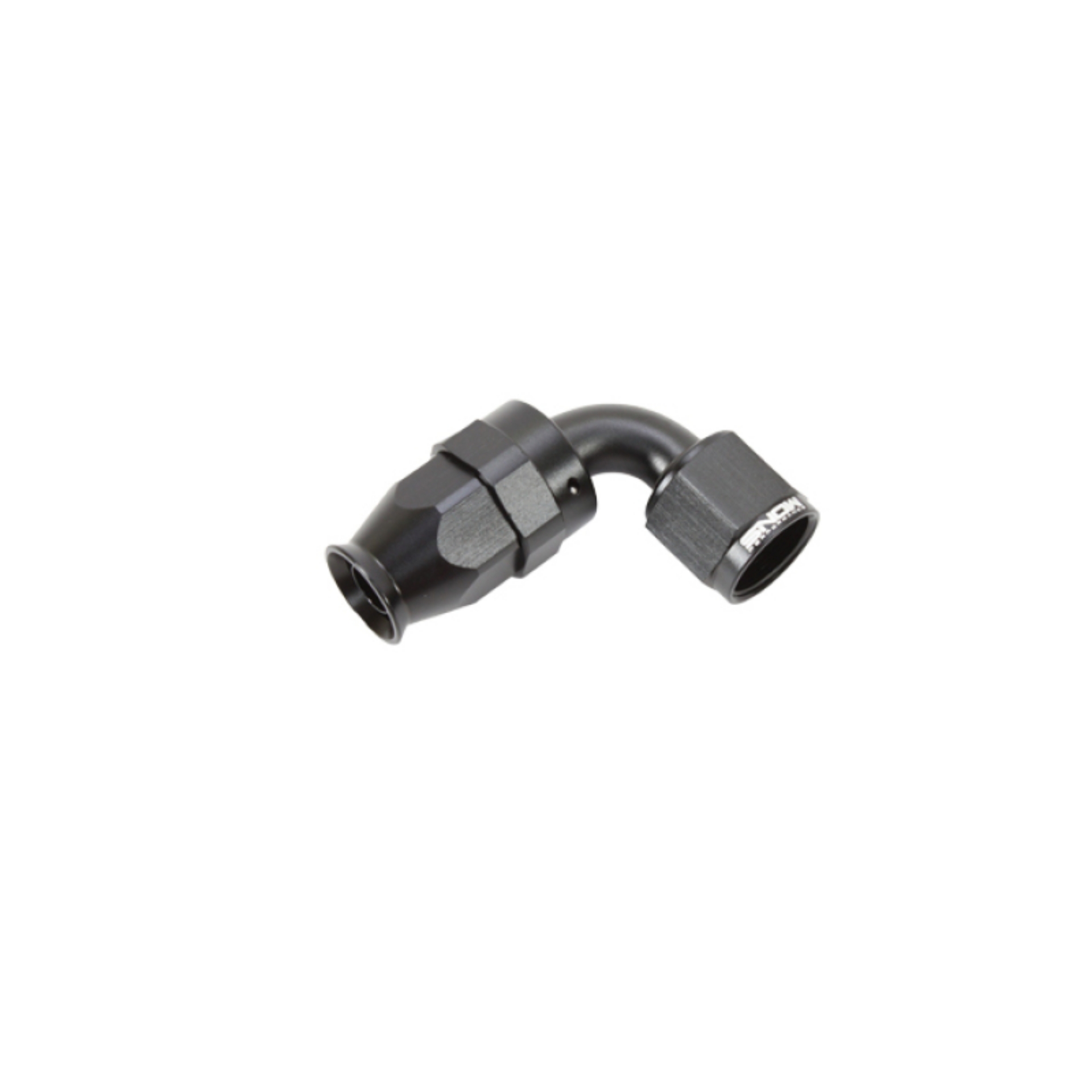 Picture of Snow -8AN 90 Degree PTFE Hose End Black