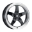 Picture of Forgestar D5 Drag 17x11 - 5x120-65 BP - ET43 - 7-8in BS Gloss Black Wheel