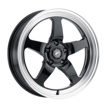 Picture of Forgestar D5 Drag 18x9-0 - 5x114-3 BP - ET35 - 6-4in BS Gloss Black Wheel