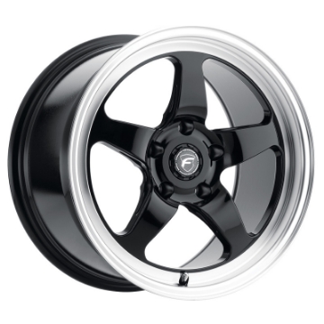 Picture of Forgestar D5 Drag 18x10 - 5x114-3 BP - ET22 - 6-4in BS Gloss Black Wheel