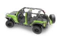 Picture of BedRug 18-23 Jeep JL 4 Door BedRug 3pc Front Floor Kit