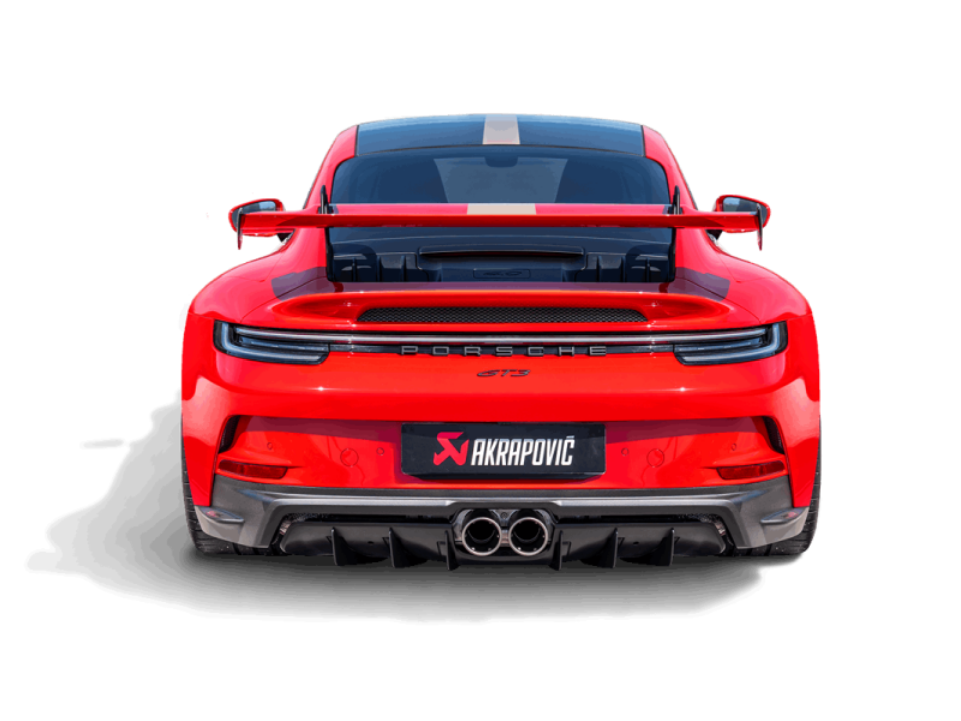 Picture of Akrapovic 21-22 Porsche 911 GT3 992 Rear Carbon Fiber Diffuser - Matte