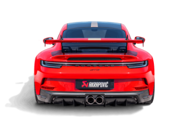 Picture of Akrapovic 21-22 Porsche 911 GT3 992 Rear Carbon Fiber Diffuser - Matte