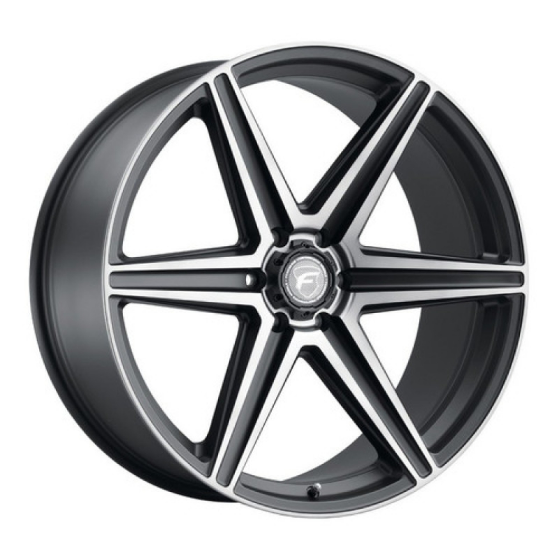Picture of Forgestar X6 24x10 - 6x135 BP - ET25 - 6-5in BS Satin Black Wheel