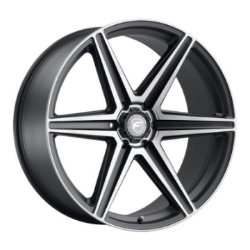 Picture of Forgestar X6 24x10 - 6x139-7 BP - ET25 - 6-5in BS Satin Black Wheel