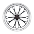 Picture of Weld S157 20X10-5 Belmont Drag 5X127 ET38 BS7-25 Gloss Black MIL Dia 71-5