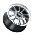 Picture of Weld S157 20X10-5 Belmont Drag 5X127 ET38 BS7-25 Gloss Black MIL Dia 71-5