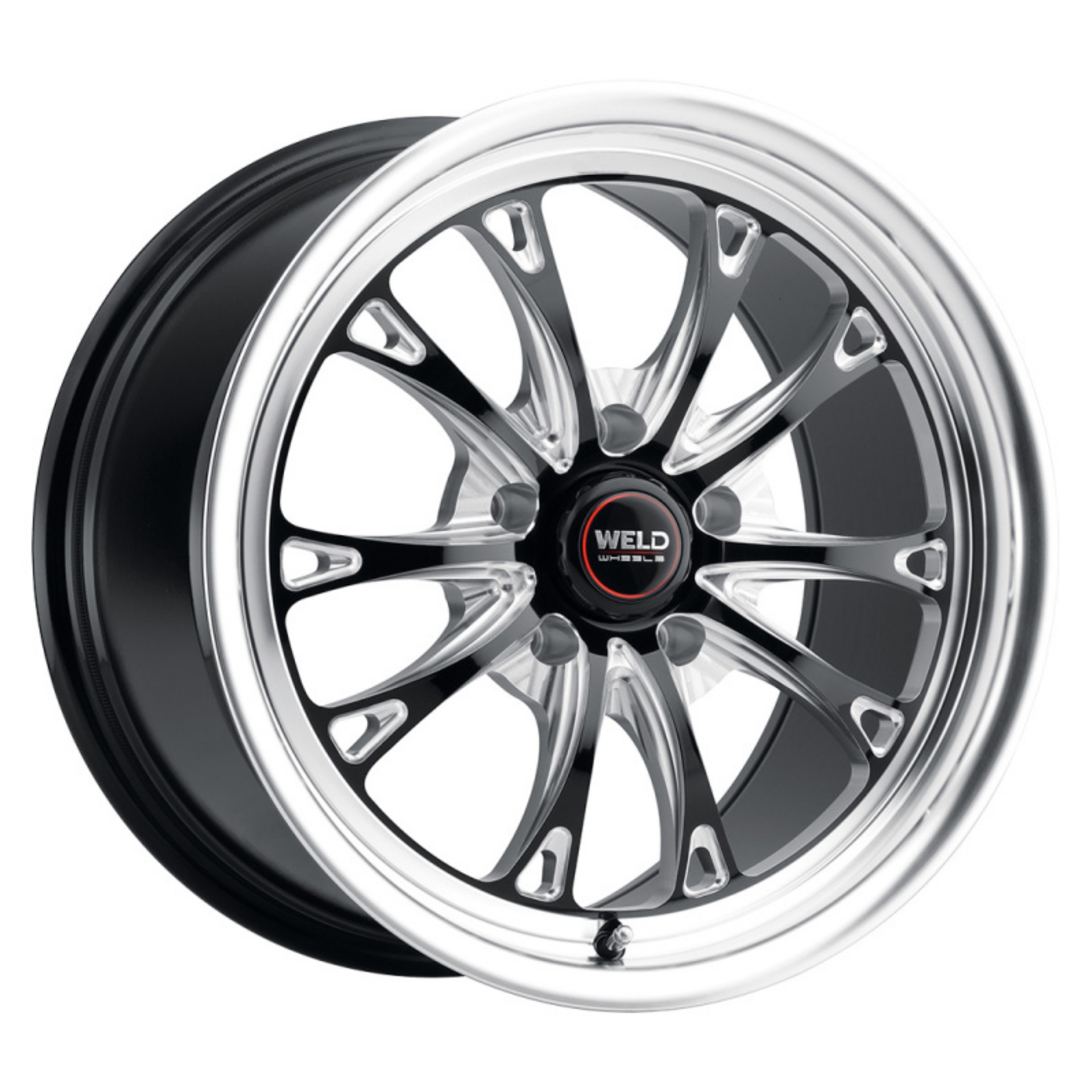 Picture of Weld S157 17X10 Belmont Drag 5X112 ET40 BS7-1 Gloss Black MIL Dia 78-1