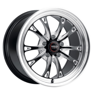 Picture of Weld S157 17X10 Belmont Drag 5X112 ET40 BS7-1 Gloss Black MIL Dia 78-1