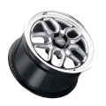 Picture of Weld S152 17X5 Laguna Drag 5X120-7 ET-10 BS2-60 Gloss Black MIL Dia 78-1