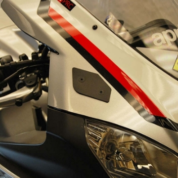 Picture of New Rage Cycles 21+ Aprilia RSV4 Mirror Block Off Turn Signals